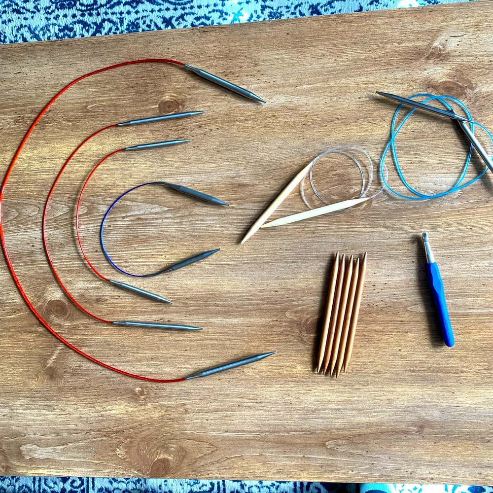 Assorted Knitting Needle Lot (ChiaoGoo, Addi)